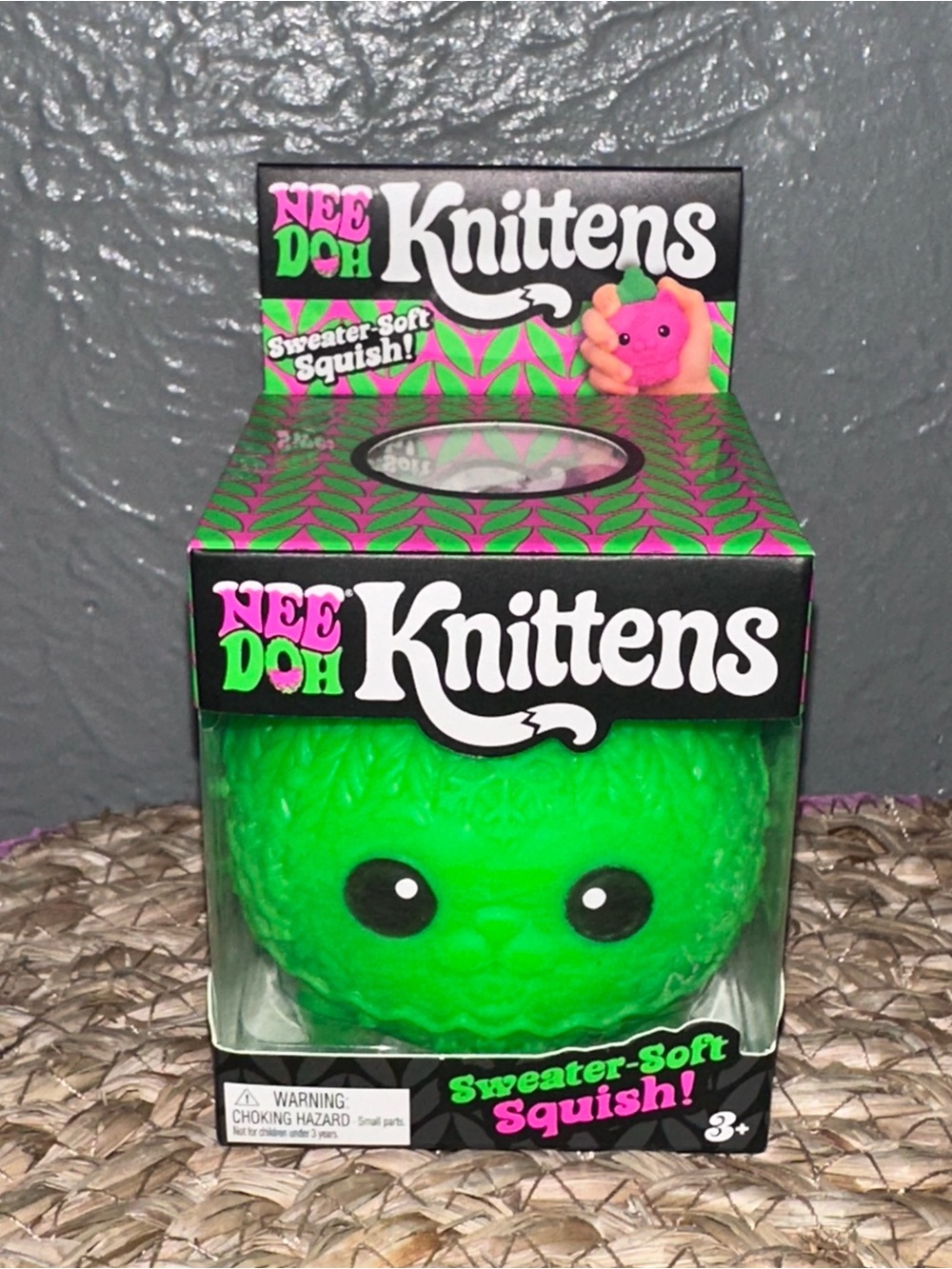 Knittens Green Sweater and Candy Swirl Special Request $60